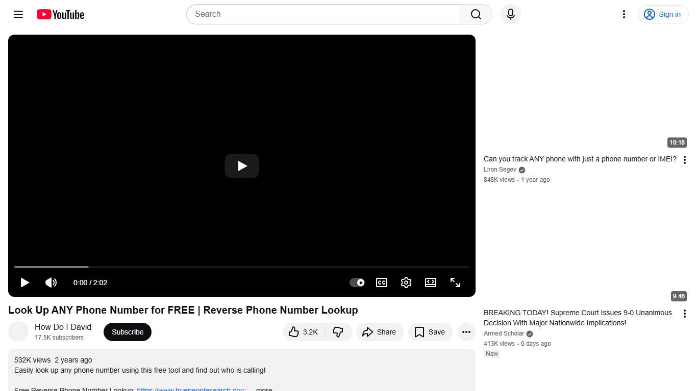 Look Up ANY Phone Number for FREE | Reverse Phone Number Lookup - YouTube